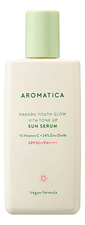 AROMATICA Солнцезащитная сыворотка с тонирующим эффектом Kakadu Youth Glow Vita Tone Up Sun Serum SPF50+ PA++++ 60мл