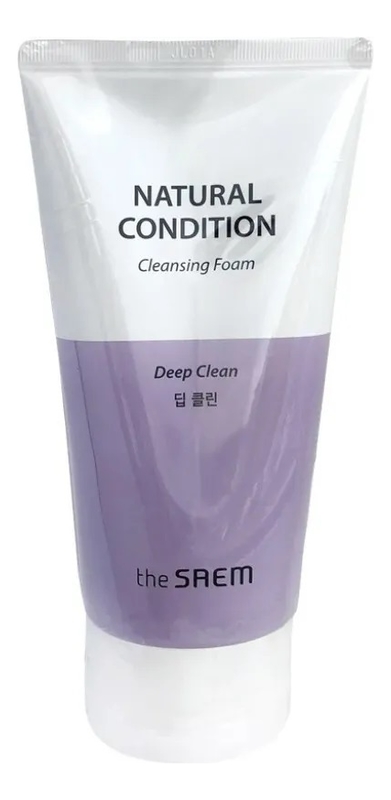 Пенка для умывания Natural Condition Cleansing Foam Deep Clean 150мл the saem natural condition cleansing foam [deep clean] 150 мл пенка для умывания