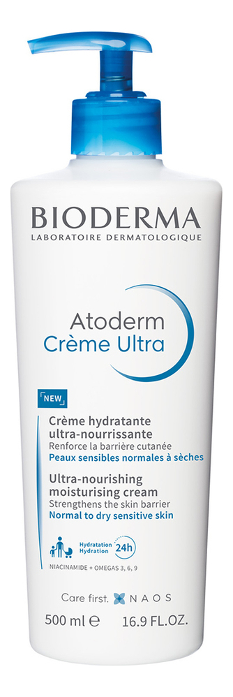 Крем для лица и тела Atoderm Ultra-Nourishing Moisturising Cream: Крем 500мл