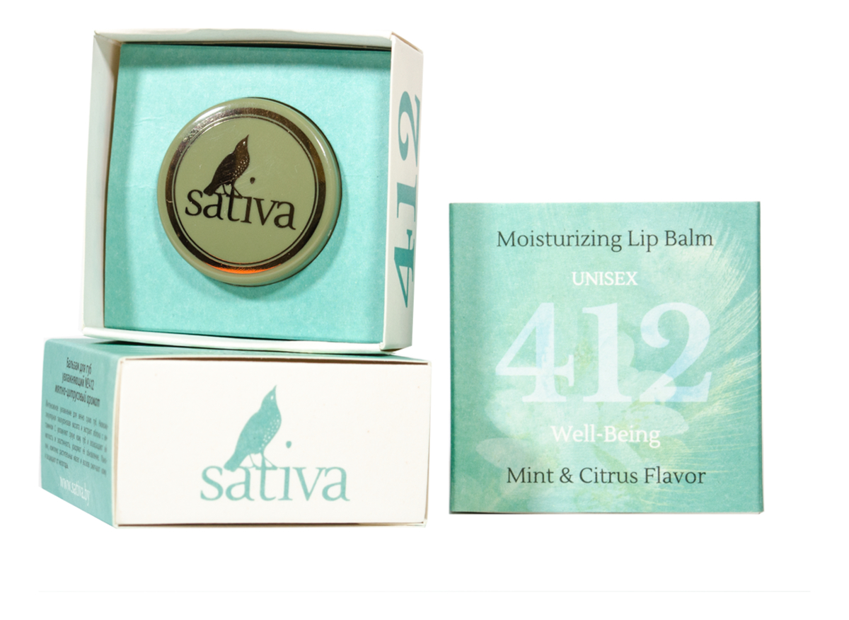 

Увлажняющий бальзам для губ Moisturizing Lip Balm No412 8г (мята, цитрус)