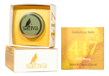 Sativa Блеск-бальзам для губ Golden Lip Balm No417 8г