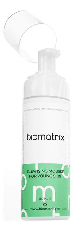 Купить Очищающий мусс для молодой кожи Ceansing Mousse For Young Skin рН 4, 8 160мл, Biomatrix