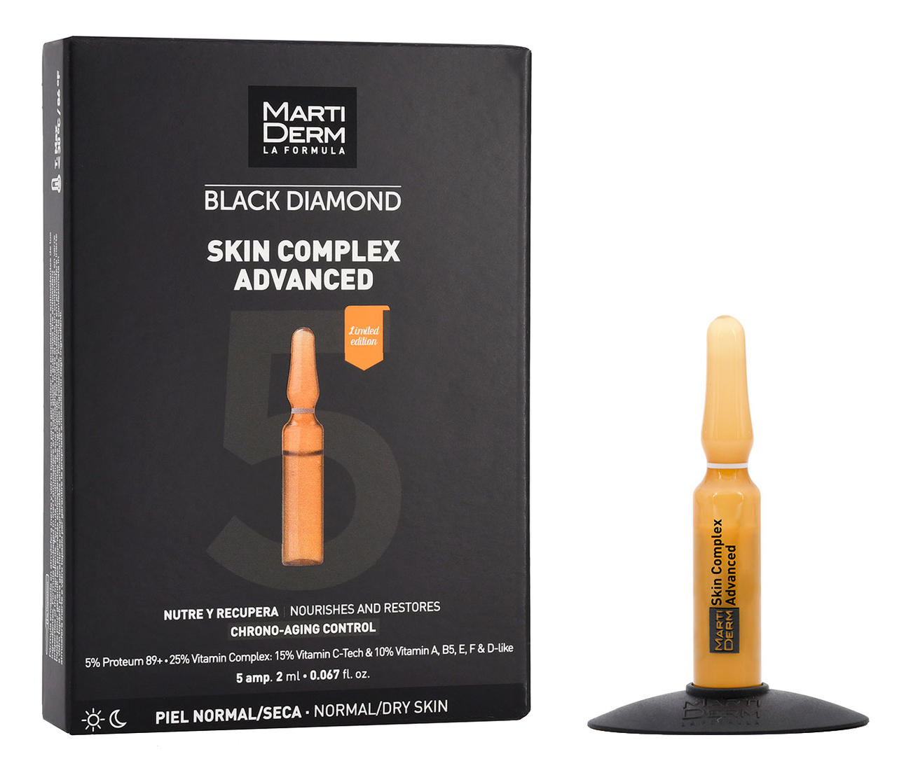 

Ампульная сыворотка для лица Black Diamond Skin Complex+: Сыворотка 5*2мл, Ампульная сыворотка для лица Black Diamond Skin Complex+