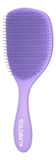 Solomeya Расческа для сухих и влажных волос с ароматом лаванды Wet Detangler Brush Cushion Lavender