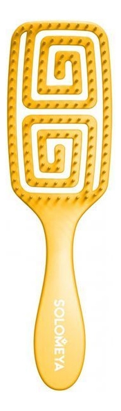 

Расческа для сухих и влажных волос с ароматом манго Wet Detangler Brush Rectangular Mango