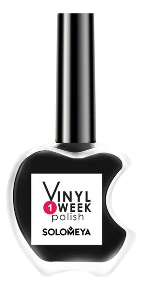 

Недельный лак для ногтей One Week Vinyl Polish 13мл: 32 Black, Недельный лак для ногтей One Week Vinyl Polish 13мл
