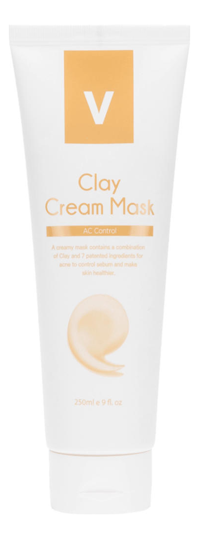 Противовоспалительная маска для жирной и проблемной кожи Clay Cream Mask 250мл