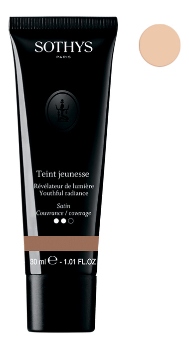 Омолаживающая тональная основа Teint Jeunesse 30мл: W10 тональная основа couleur caramel fond de teint fluide hydra jeunesse 30 мл