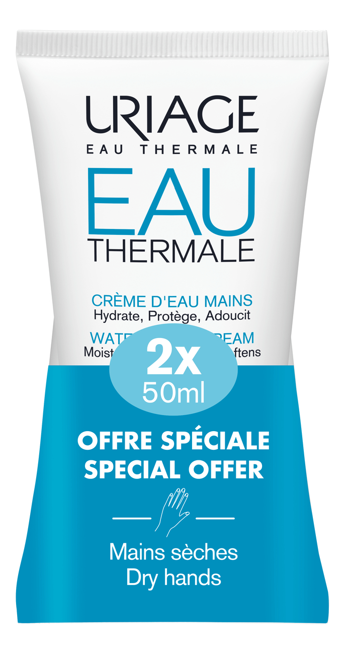 Крем для рук Eau Thermale Creme D'eau Mains: Крем 2*50мл крем для рук eau thermale creme d eau mains 50мл крем 50мл