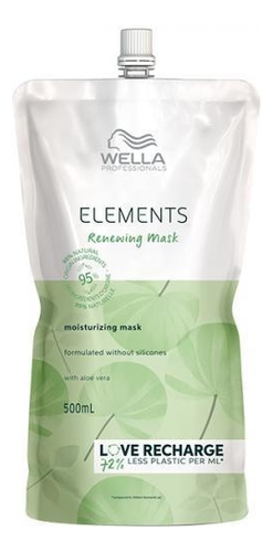 

Обновляющая маска для волос Elements Renewing Mask: Маска 500мл (запасной блок), Обновляющая маска для волос Elements Renewing Mask