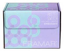 Framar Фольга в рулоне с тиснением Embossed Roll Medium Pastel Switch 98м