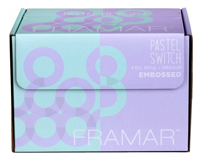 

Фольга в рулоне с тиснением Embossed Roll Medium Pastel Switch 98м