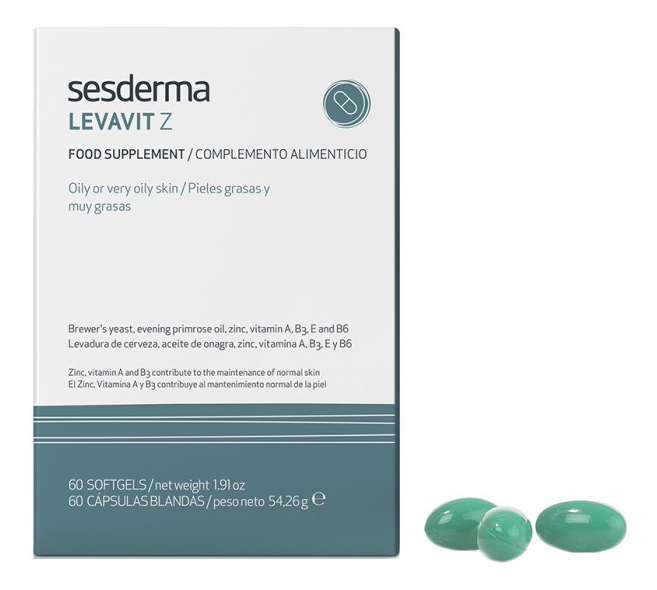 Купить Биологическая активная добавка к пище Levavit Z 60 капсул, Sesderma