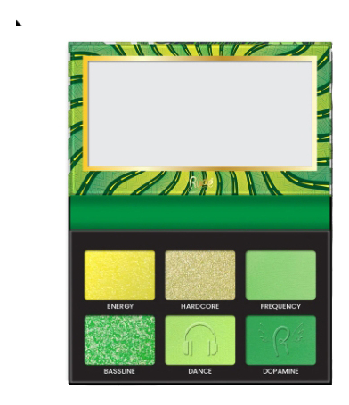 

Палетка теней EDM Collection Color Themed Vibrant Eyeshadow 6г: Hard Style, Палетка теней EDM Collection Color Themed Vibrant Eyeshadow 6г
