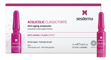 Sesderma Ампулы для лица с гликолевой кислотой Acglicolic Classic Forte Ampollas Antienvejecimiento 10*1,5мл