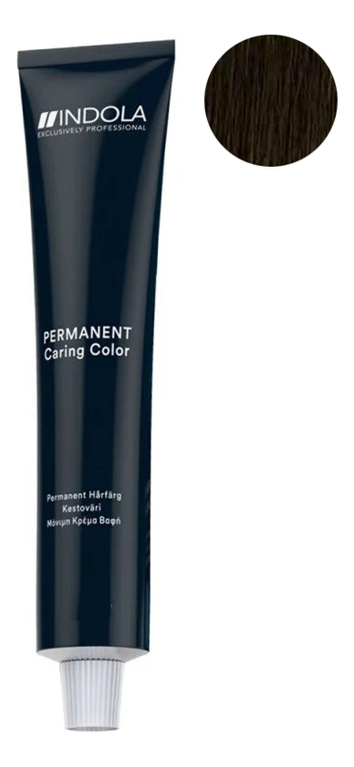 

Стойкая крем-краска для волос Permanent Caring Color 120мл: 4.0 Средний коричневый натуральный, Стойкая крем-краска для волос Permanent Caring Color 120мл