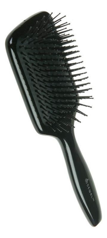 

Щетка массажная для волос деревянная Black BRWT61