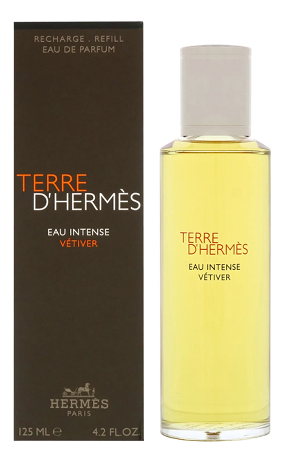 Terre D'Hermes Eau Intense Vetiver: парфюмерная вода 125мл запаска hermès hermes набор terre d hermes туалетная вода парфюмированный гель для душа 180