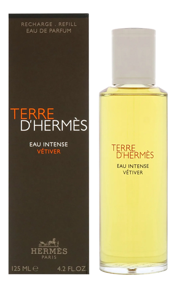 

Terre D'Hermes Eau Intense Vetiver: парфюмерная вода 125мл запаска, Terre D'Hermes Eau Intense Vetiver