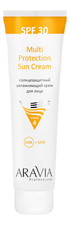 Aravia Солнцезащитный увлажняющий крем для лица Multi Protection Sun Cream SPF30 100мл
