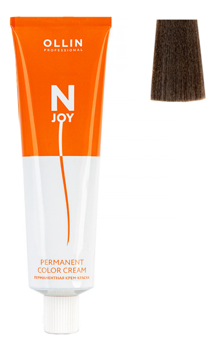 

Перманентная крем-краска для волос N-JOY Permanent Color Cream 100мл: 7/0 Русый, Перманентная крем-краска для волос N-JOY Permanent Color Cream 100мл