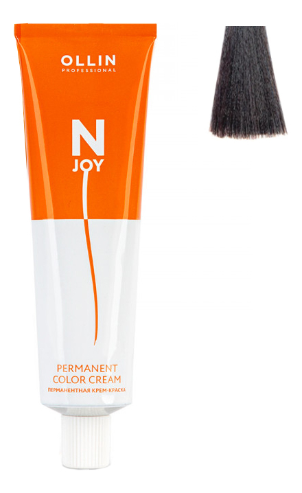 

Перманентная крем-краска для волос N-JOY Permanent Color Cream 100мл: 7/12 Русый пепельно-фиолетовый, Перманентная крем-краска для волос N-JOY Permanent Color Cream 100мл