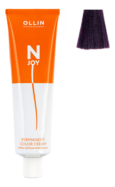 

Перманентная крем-краска для волос N-JOY Permanent Color Cream 100мл: 7/28 Русый фиолетово-синий, Перманентная крем-краска для волос N-JOY Permanent Color Cream 100мл