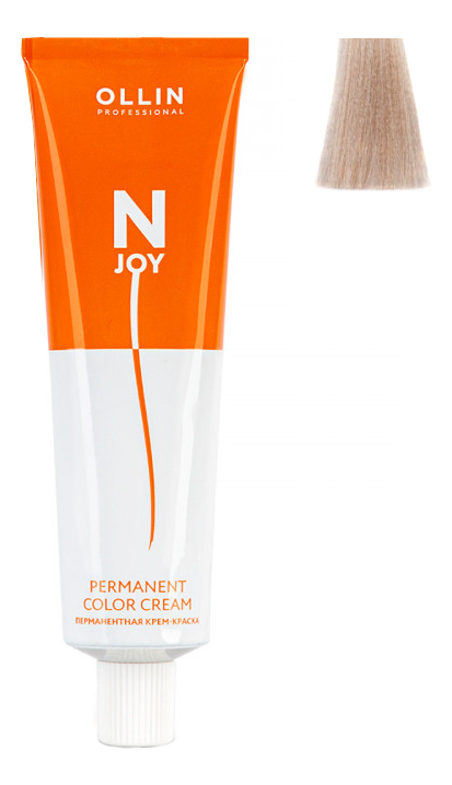 

Перманентная крем-краска для волос N-JOY Permanent Color Cream 100мл: 10/75 Светлый блондин коричнево-махагоновый, Перманентная крем-краска для волос N-JOY Permanent Color Cream 100мл