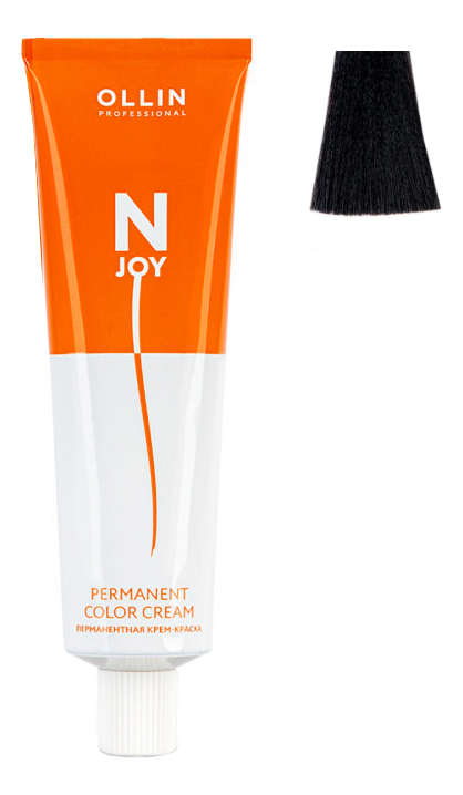 

Перманентная крем-краска для волос N-JOY Permanent Color Cream 100мл: 3/12 Темный шатен пепельно-фиолетовый, Перманентная крем-краска для волос N-JOY Permanent Color Cream 100мл