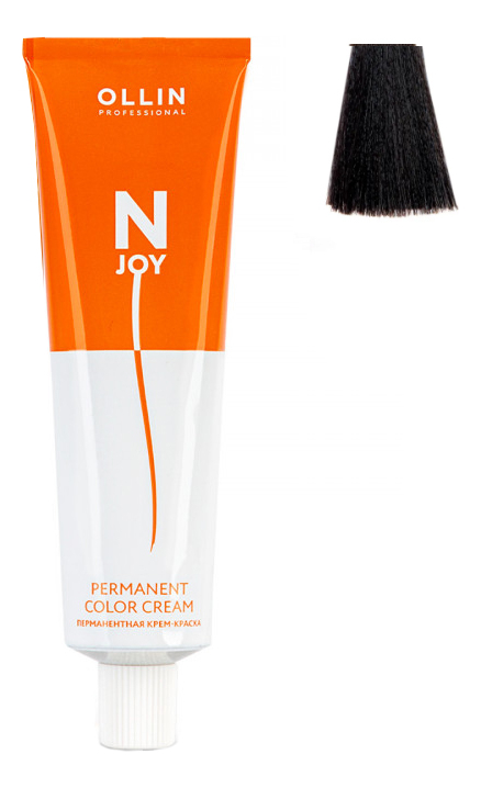 

Перманентная крем-краска для волос N-JOY Permanent Color Cream 100мл: 5/12 Светлый шатен пепельно-фиолетовый, Перманентная крем-краска для волос N-JOY Permanent Color Cream 100мл