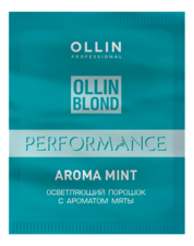 OLLIN Professional Осветляющий порошок с ароматом мяты Blond Perfomance Aroma Mint
