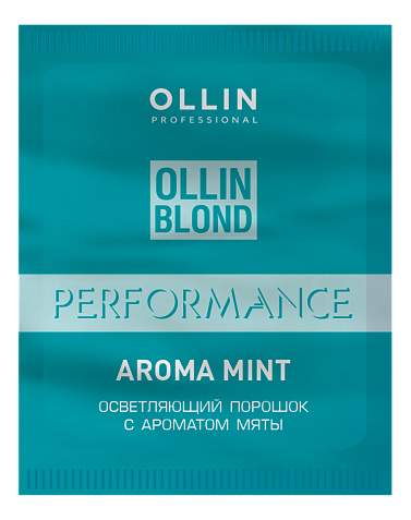 Осветляющий порошок с ароматом мяты Blond Perfomance Aroma Mint: Осветляющий порошок 30г фото