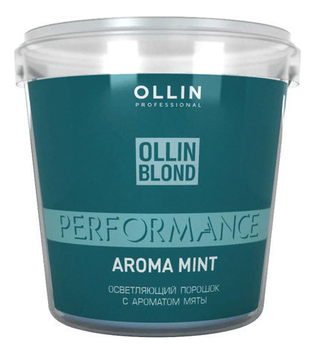 Купить Осветляющий порошок с ароматом мяты Blond Perfomance Aroma Mint: Осветляющий порошок 500г, OLLIN Professional
