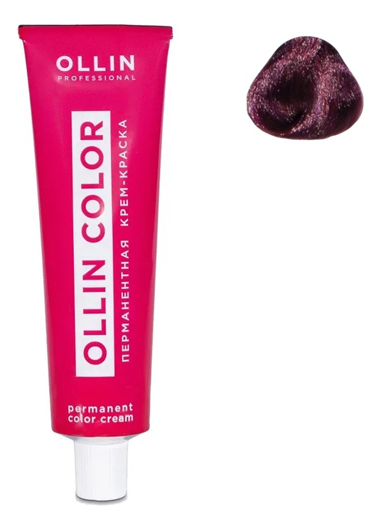 

Перманентная крем-краска для волос Ollin Color 100мл: 0/22 Корректор фиолетовый, Перманентная крем-краска для волос Ollin Color 100мл