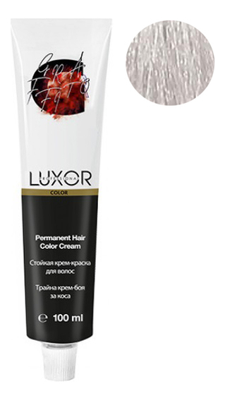 

Стойкая крем-краска для волос с протеинами пшеницы Luxor Color Permanent Hair Color Cream 100мл: 10.1 Платиновый блондин пепельный, Стойкая крем-краска для волос с протеинами пшеницы Luxor Color Permanent Hair Color Cream 100мл