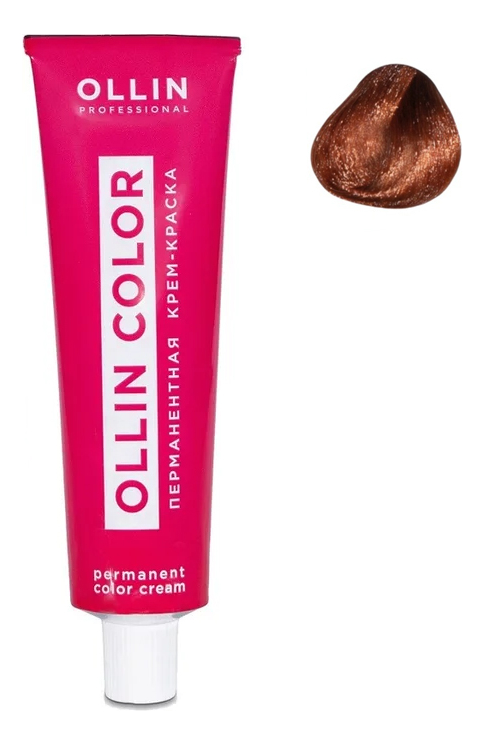 

Перманентная крем-краска для волос Ollin Color 100мл: 7/4 Русый медный, Перманентная крем-краска для волос Ollin Color 100мл