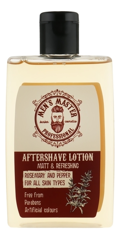 

Лосьон после бритья с экстрактом розмарина и перцем Men’s Master Aftershave Lotion 120мл