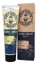 Luxor Professional Непенящийся гель для бритья бороды Men’s Master Beard Line-Up 100мл (ромашка, чебрец и орех)