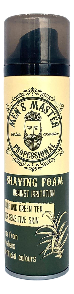 

Пена для бритья с экстрактом зеленого чая и алоэ вера Men’s Master Shaving Foam 200мл