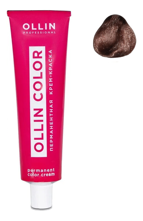 

Перманентная крем-краска для волос Ollin Color 100мл: 7/75 Русый коричнево-махагоновый, Перманентная крем-краска для волос Ollin Color 100мл