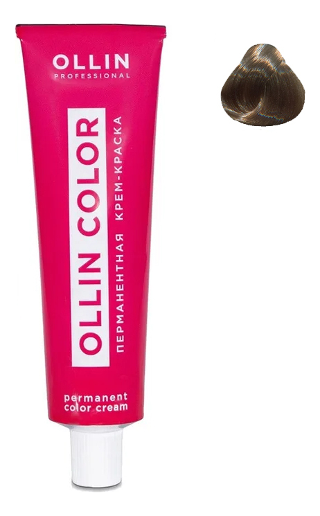 

Перманентная крем-краска для волос Ollin Color 100мл: 8/1 Светло-русый пепельный, Перманентная крем-краска для волос Ollin Color 100мл