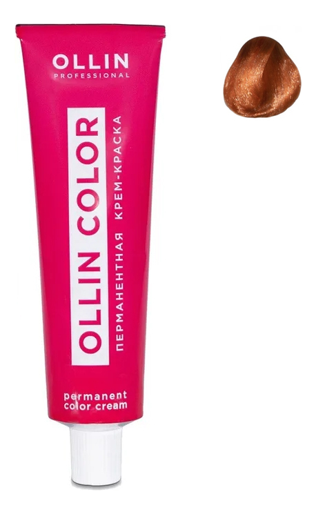 

Перманентная крем-краска для волос Ollin Color 100мл: 8/43 Светло-русый медно-золотистый, Перманентная крем-краска для волос Ollin Color 100мл