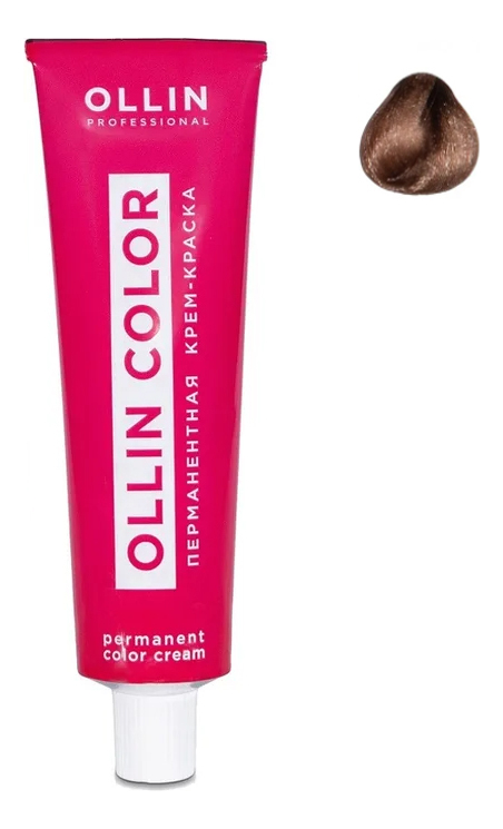 

Перманентная крем-краска для волос Ollin Color 100мл: 8/73 Светло-русый коричнево-золотистый, Перманентная крем-краска для волос Ollin Color 100мл
