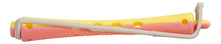Dewal Бигуди-коклюшки для волос d7мм 12шт (желто-розовые)
