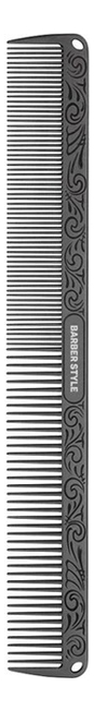 

Расческа для стрижки волос металлическая Barber Style: Размер 18см, Расческа для стрижки волос металлическая Barber Style