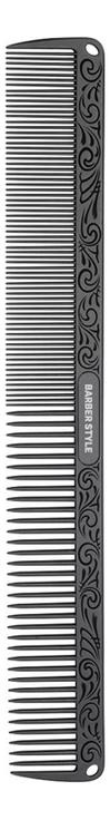 Расческа для стрижки волос металлическая Barber Style: Размер 22см расческа для стрижки волос barber style 22см co 007 3