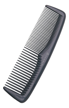 Расческа для волос карманная Эконом 13см CO-6031 black