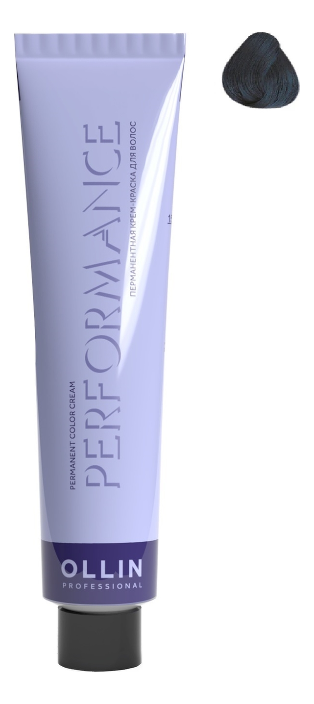 Перманентная крем-краска для волос Performance Permanent Color Cream 60мл: 0/88 Синий перманентная крем краска для волос performance permanent color cream 60мл 0 0 нейтральный