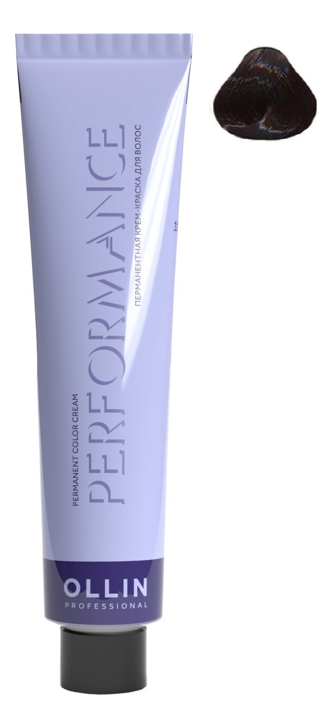 Перманентная крем-краска для волос Performance Permanent Color Cream 60мл: 2/22 Черный фиолетовый