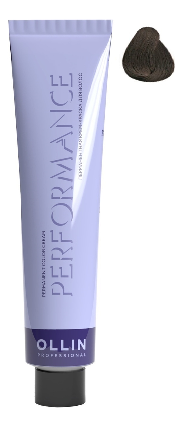 Перманентная крем-краска для волос Performance Permanent Color Cream 60мл: 4/3 Шатен золотистый